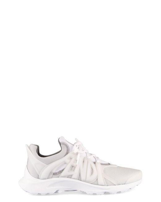 Fendi White Tag Low-Top Sneakers for men