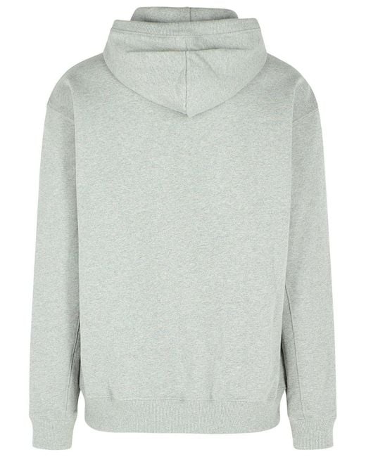 New Balance Gray Cotton Sweatshirt for men