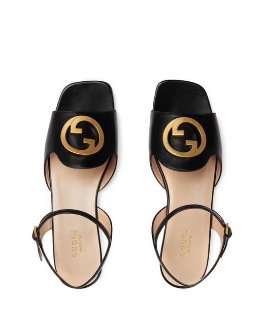 Gucci Black Sandalo Shoes