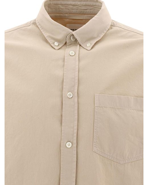 Norse Projects Natural "Anton Light Twill" Shirt for men
