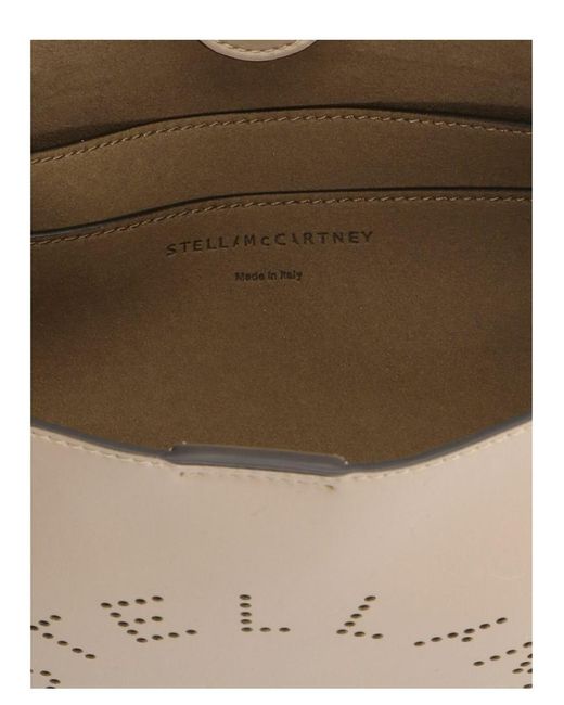 Stella McCartney Brown 'stella Logo' Mini Crossbody Bag