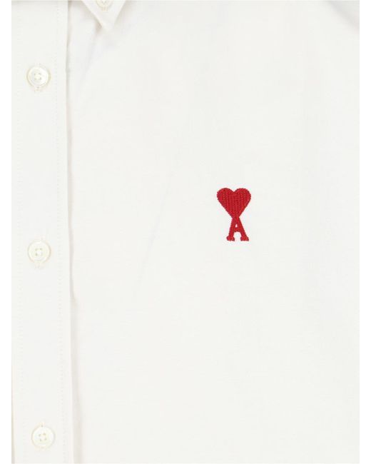 AMI White Short-sleeved Shirt for men