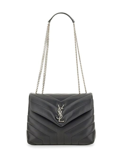 Saint Laurent White Borsa "loulou" Small