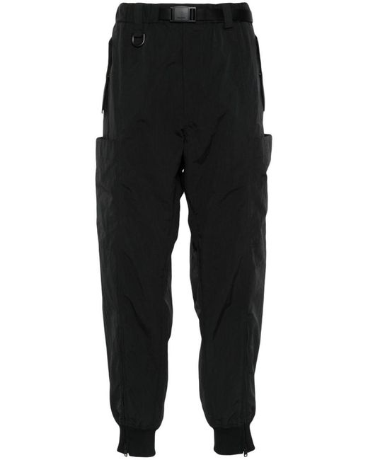 Y-3 Black Y-3 Y-3 Crinkle Nylon Cuffed Pants for men