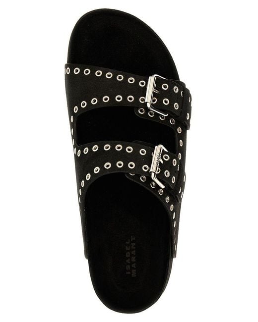 Isabel Marant Black 'Lennyo' Sandals