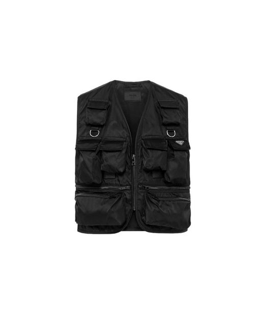 Prada Black Vests for men