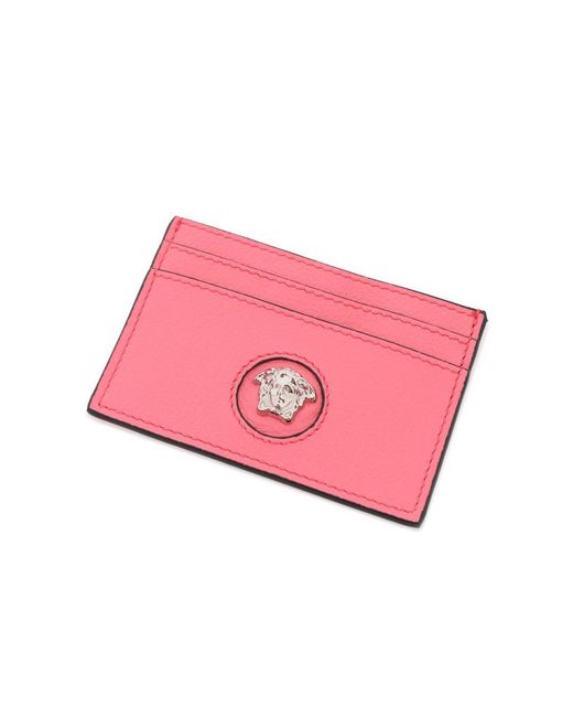 Versace Pink 'la Medusa' Cardholder