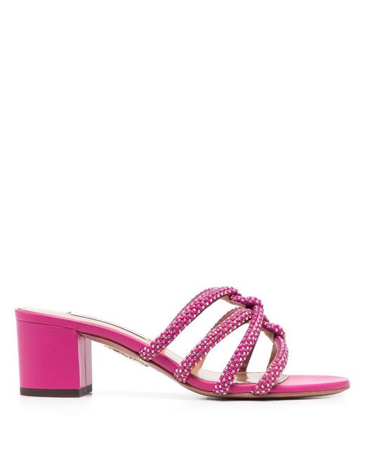 Aquazzura Pink Sandals