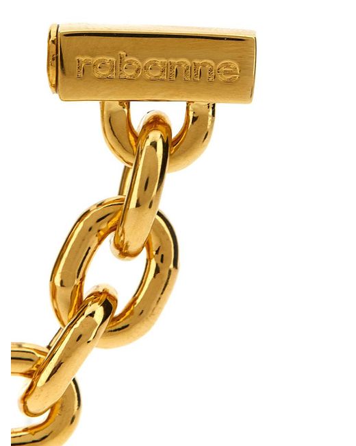 Rabanne Metallic 'Xl Link Chain' Earrings