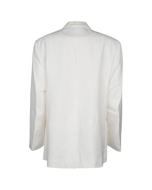 Jacquemus White Jackets And Vests
