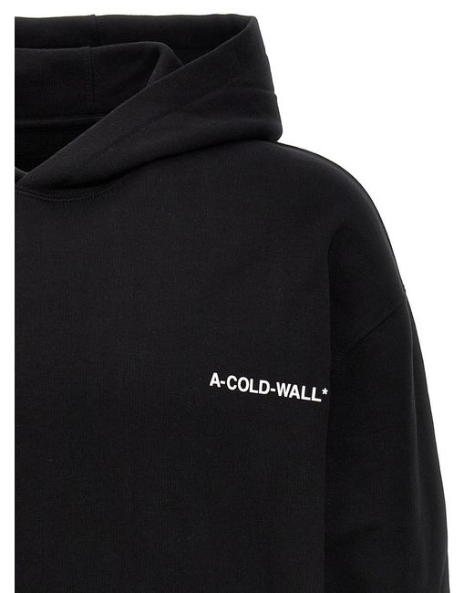 A_COLD_WALL* Blue Essential Small Logo Sweatshirt Black for men