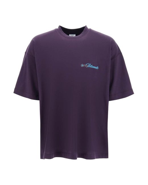 Vetements Cotton 'only ' T-shirt in Purple for Men - Save 28% | Lyst