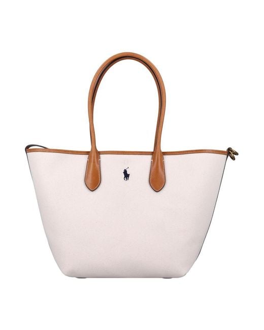 Polo Ralph Lauren Pink Belport Medium Tote