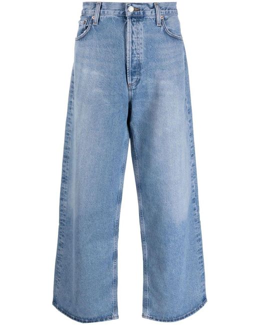 Agolde Blue Low Rise baggy Jeans for men