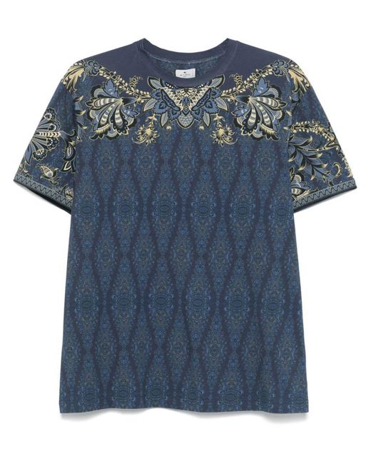 Etro Blue T-Shirts And Polos for men