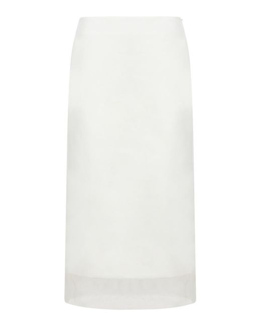 Sportmax White Skirt