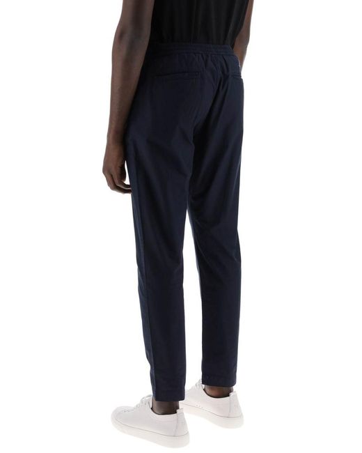 PS by Paul Smith Blue Lightweight Organic Cotton Pants for men