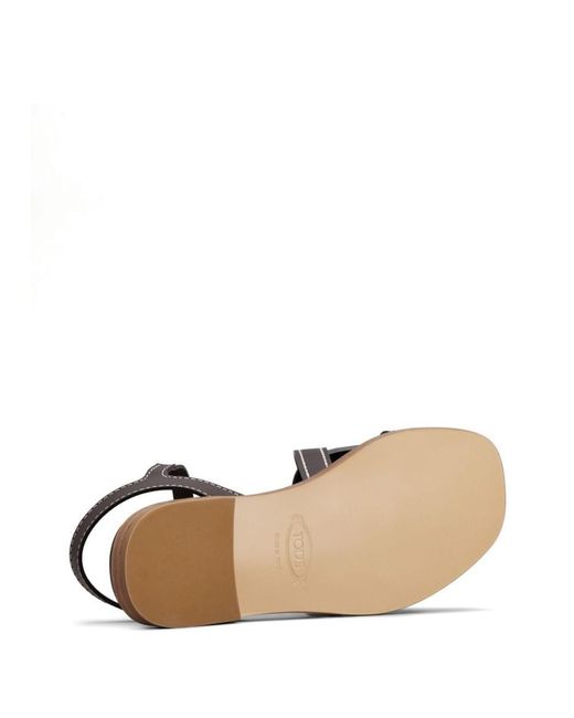 Tod's Brown Kate Leaher Sandals