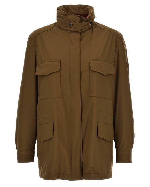 Loro Piana Iconic Traveller Jacket in Green | Lyst