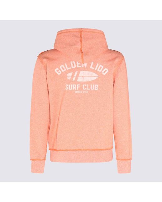Golden Goose Cotton Blend Sweatshirt in Pink for Men Lyst