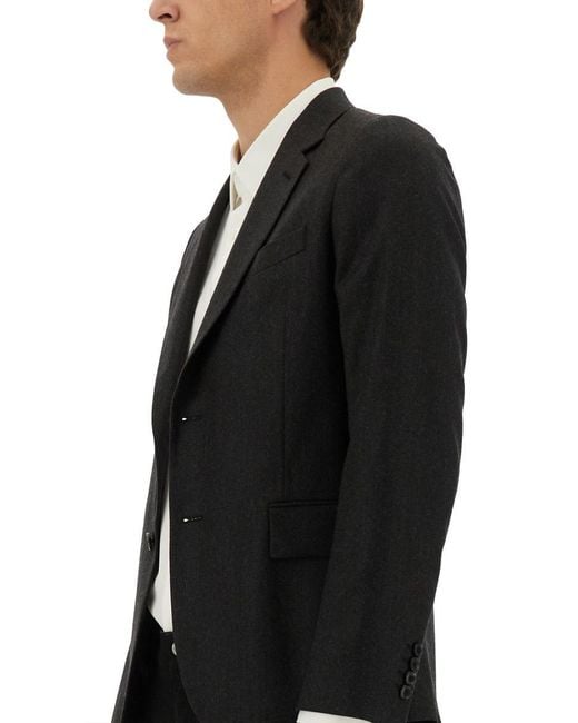 Paul Smith Black Wool Jacket for men