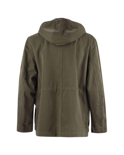 Stone Island Green Waterproof And Windproof Field Jacket for men