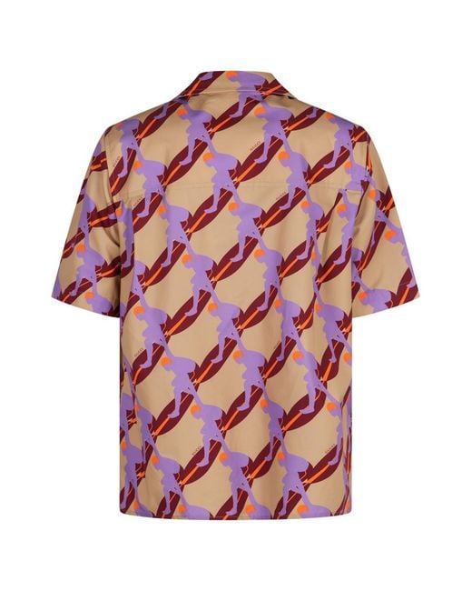 Gucci Red Printed Shirt for men