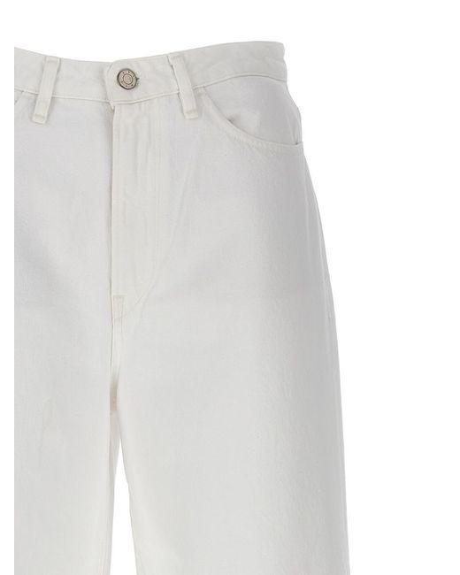 3x1 White 'Flip' Jeans