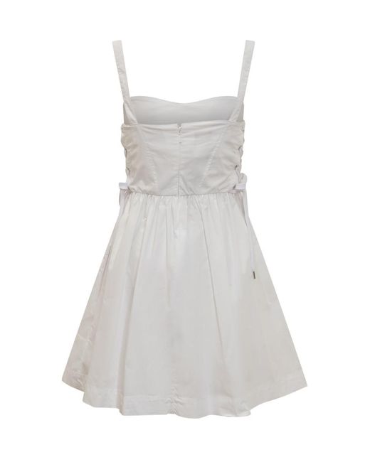 Pinko White Amazonia Dress