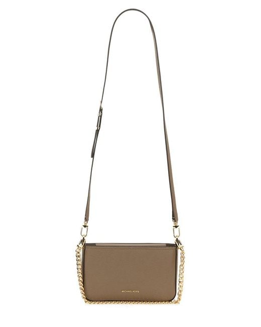 Michael Kors Gray "Bryant Small" Convertible Clutch Bag