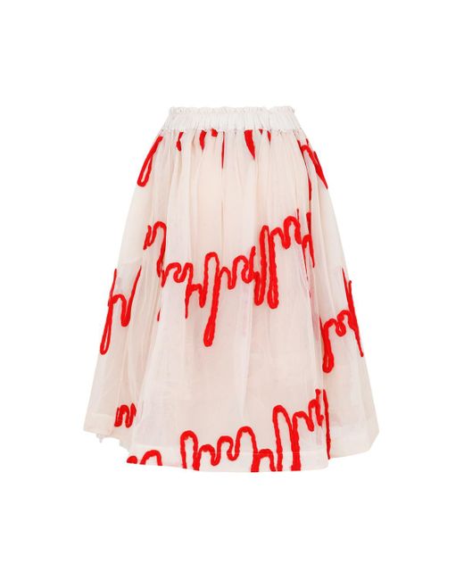 Simone Rocha Embroidered Tutu Skirt
