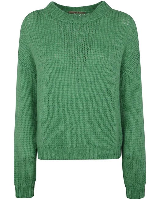Roberto Collina Green Round Neck Sweater