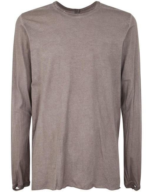 Isaac Sellam Brown Movment Long Sleeves T-shirt Clothing for men