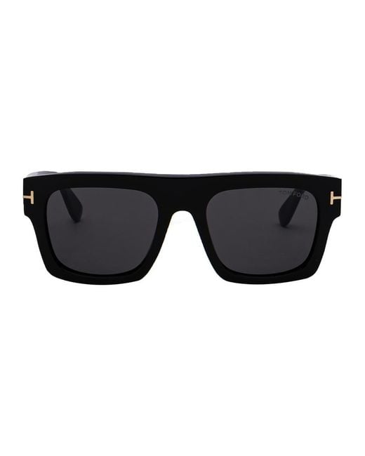 Tom Ford Iconic Fausto Sunglasses In Black for men