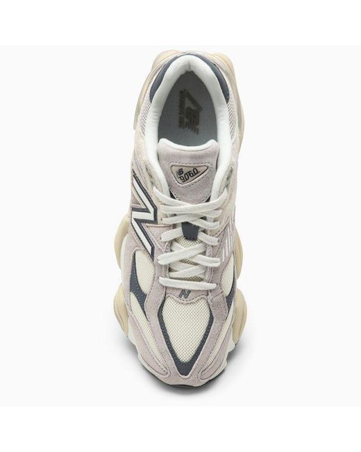 New Balance White Low 9060 Light/ Sneakers for men