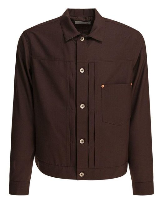 Sacai Brown "Suiting" Jacket