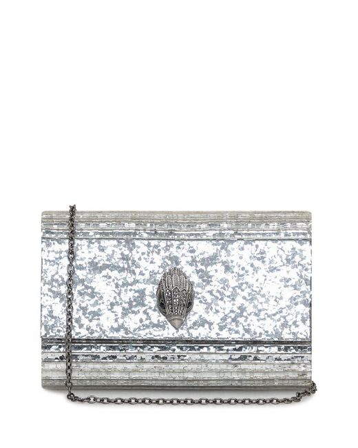 Kurt Geiger Gray Eagle Party Clutch Bag