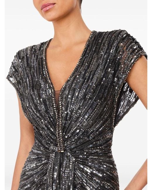 Jenny Packham Gray Zola Dress