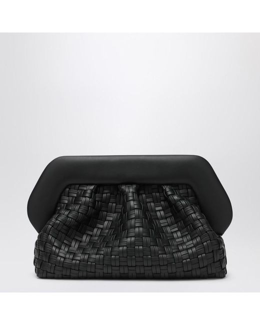 THEMOIRÈ Black Woven Bios Clutch Bag