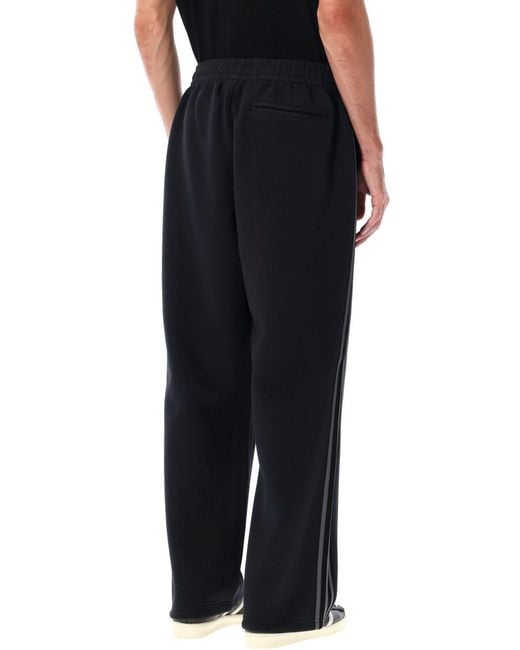 Adidas Originals Black Premium Cotton Track Pants for men