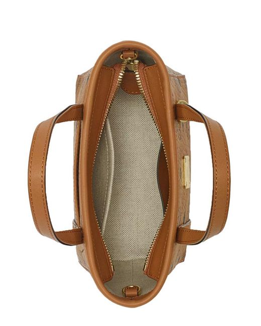 MCM Brown Extra-Mini "Toni Top-Zip" Bag