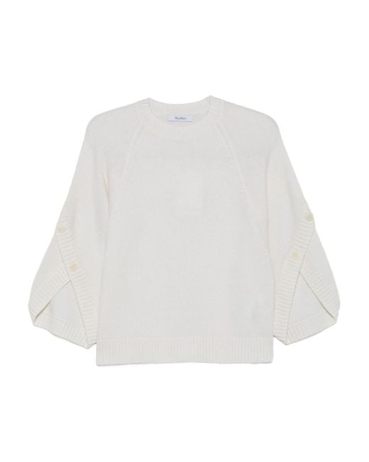 Max Mara White Sweaters