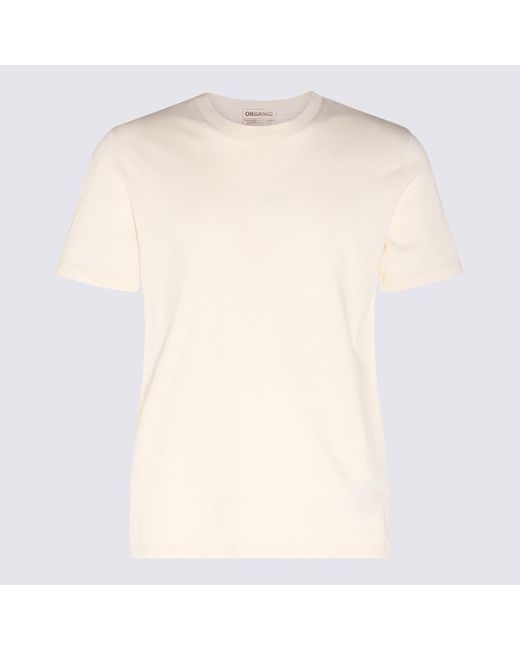 Maison Margiela White T-shirts And Polos Red for men