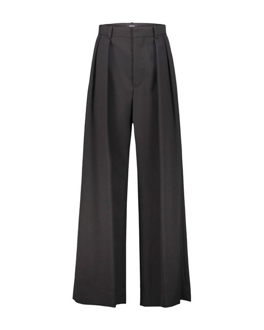 Wardrobe NYC Black Low Rise Trousers