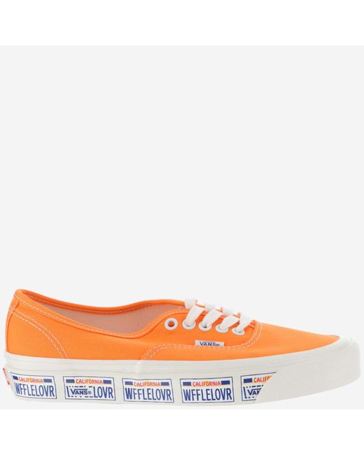 mens orange vans