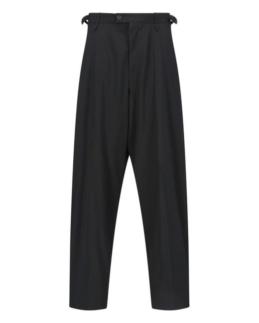 Balenciaga Black Pinces Pants for men