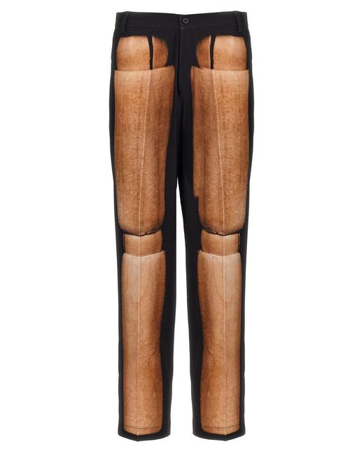 Kidsuper Black 'Mannequin Suit Bottom' Trousers for men