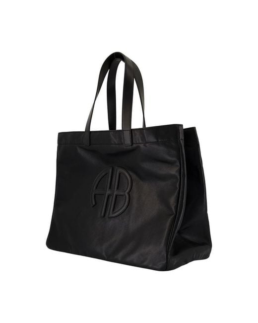 Anine Bing Black Rio Large Shopping Bag