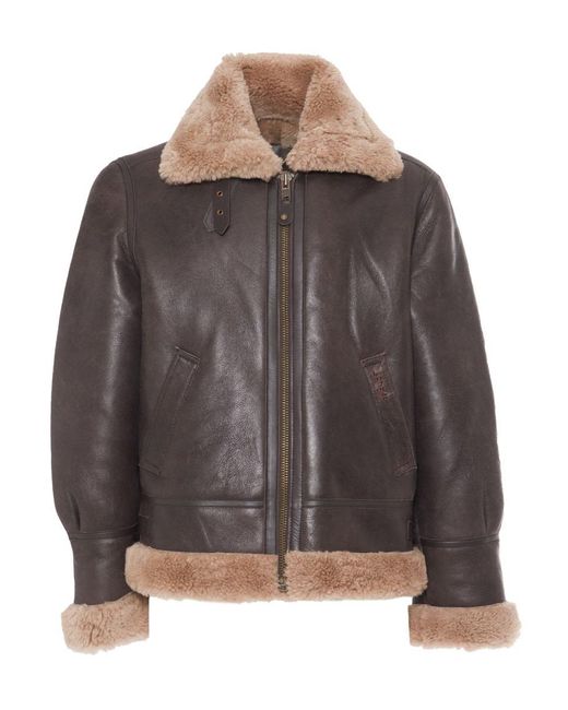 Schott Nyc Gray Leather Jacket for men