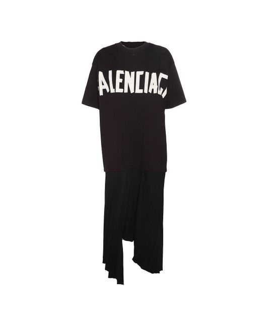 Balenciaga Black T-Shirts And Polos